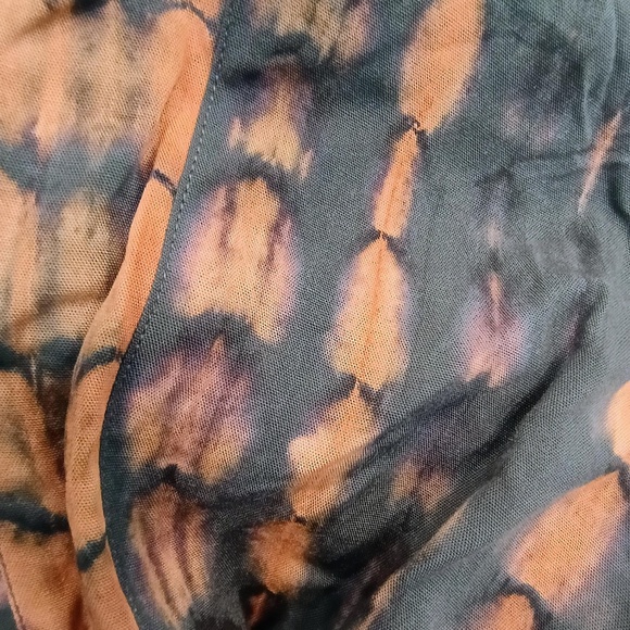 💋 Tie dye forest deep khaki robe/coverup *NEW - Picture 4 of 8